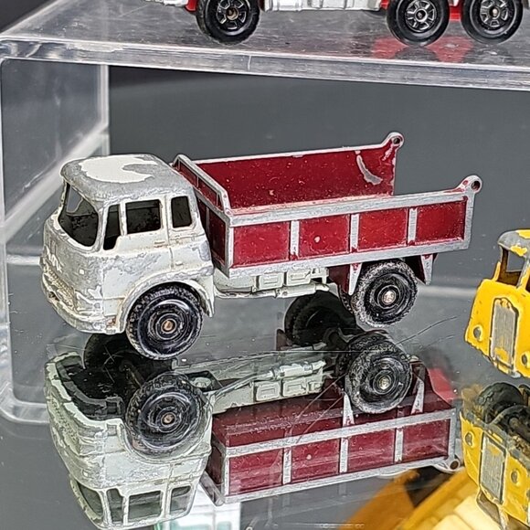 Vintage Lesney Diecast Trucks Set Of 4. Albion Chieftain, DAF Tipper Etc England - Picture 3 of 16